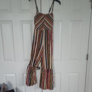 Jessica Simpson Colorful Striped Jumpsuit